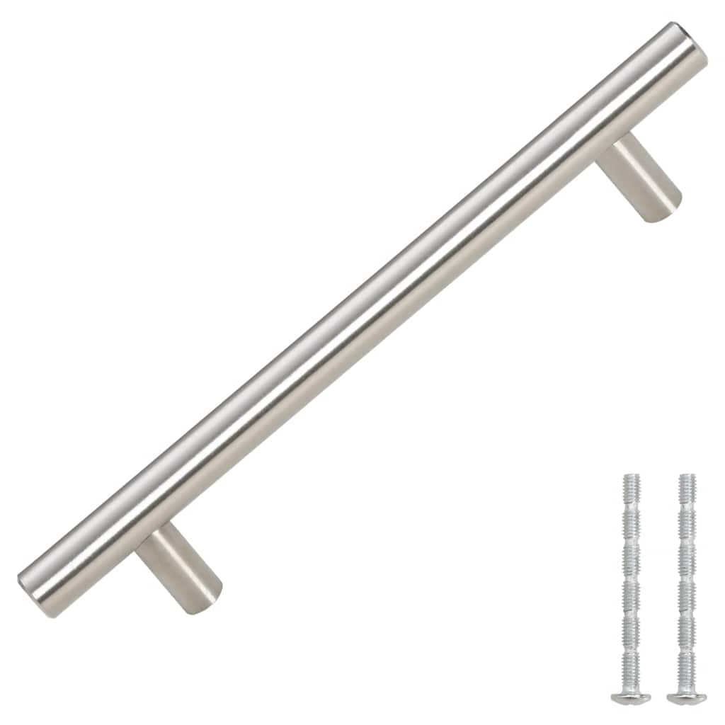 Vidaxx Griffe 10 Stück 128 mm Edelstahl silberfarben