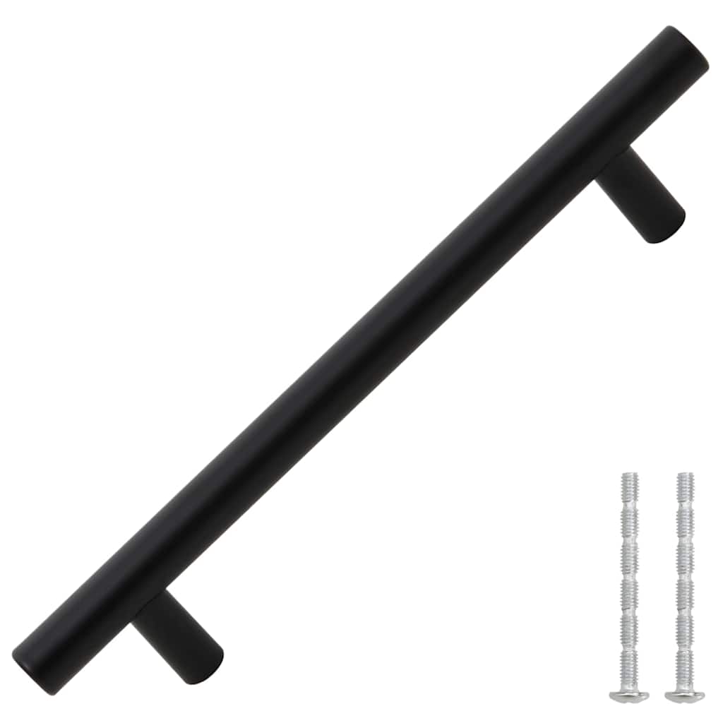 VidaXL Griffe 10 Stück 160 mm Edelstahl schwarz