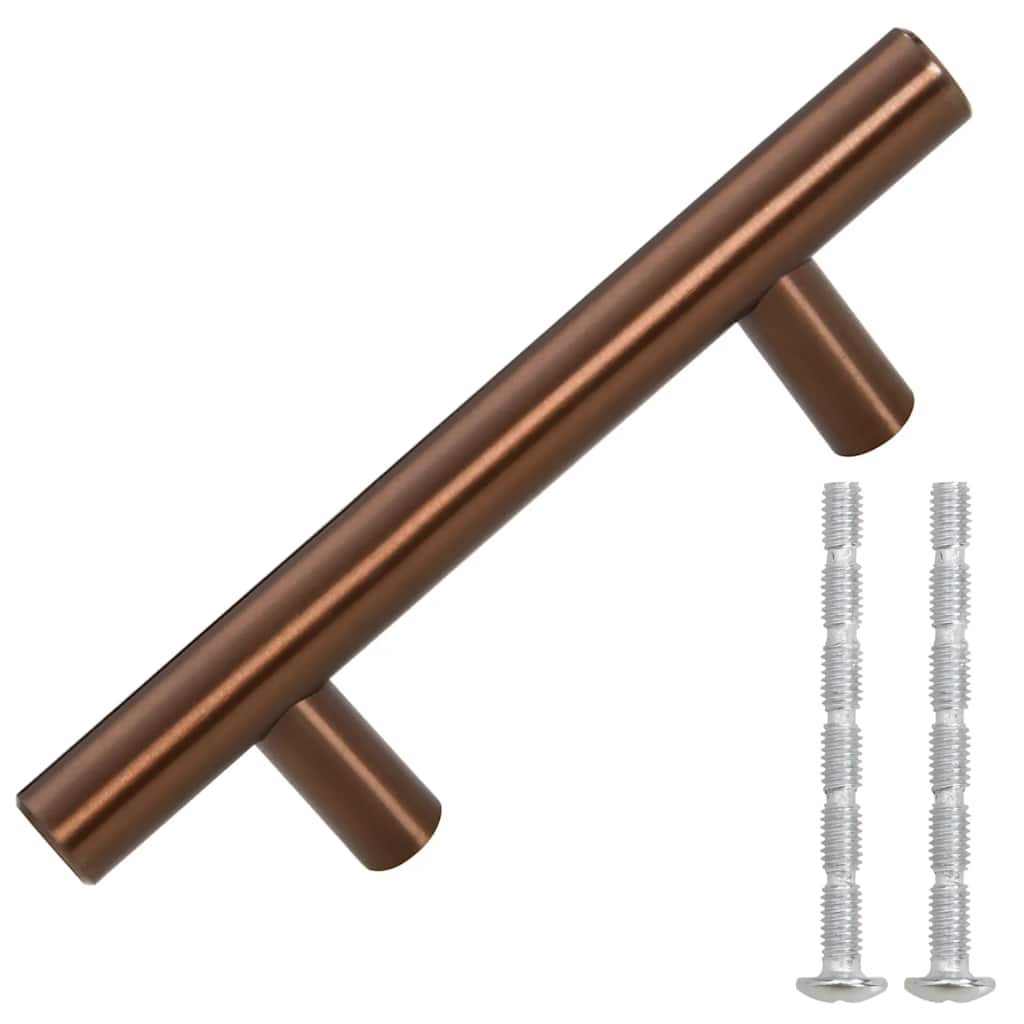 VidaXL Griffe 10 Stück 64 mm Edelstahl bronzefarben