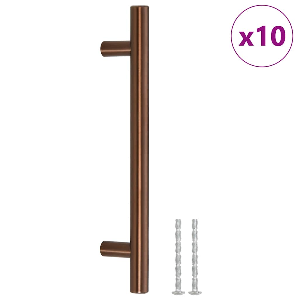VidaXL Griffe 10 Stück 128 mm Edelstahl bronzefarben