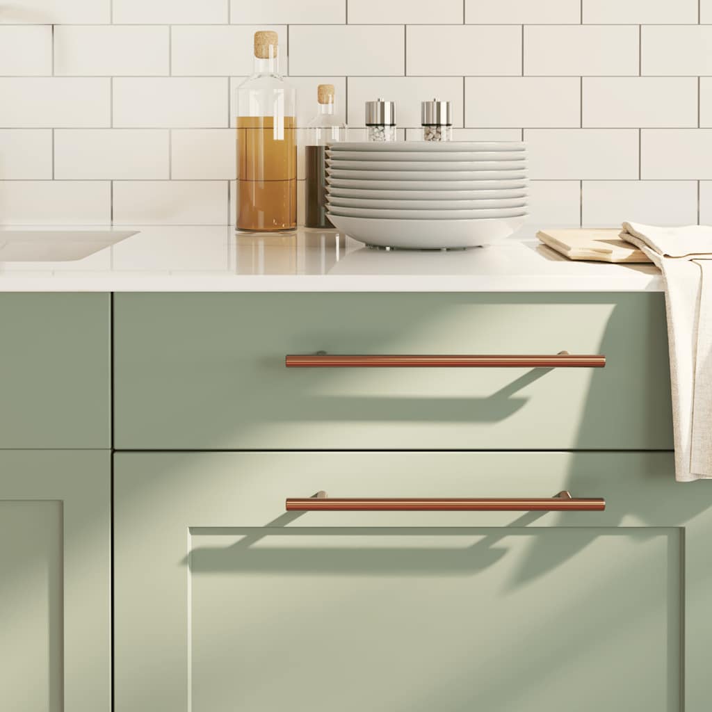 Vidaxl handvatten 5 st 224 mm roestvrij staal bronskleurig
