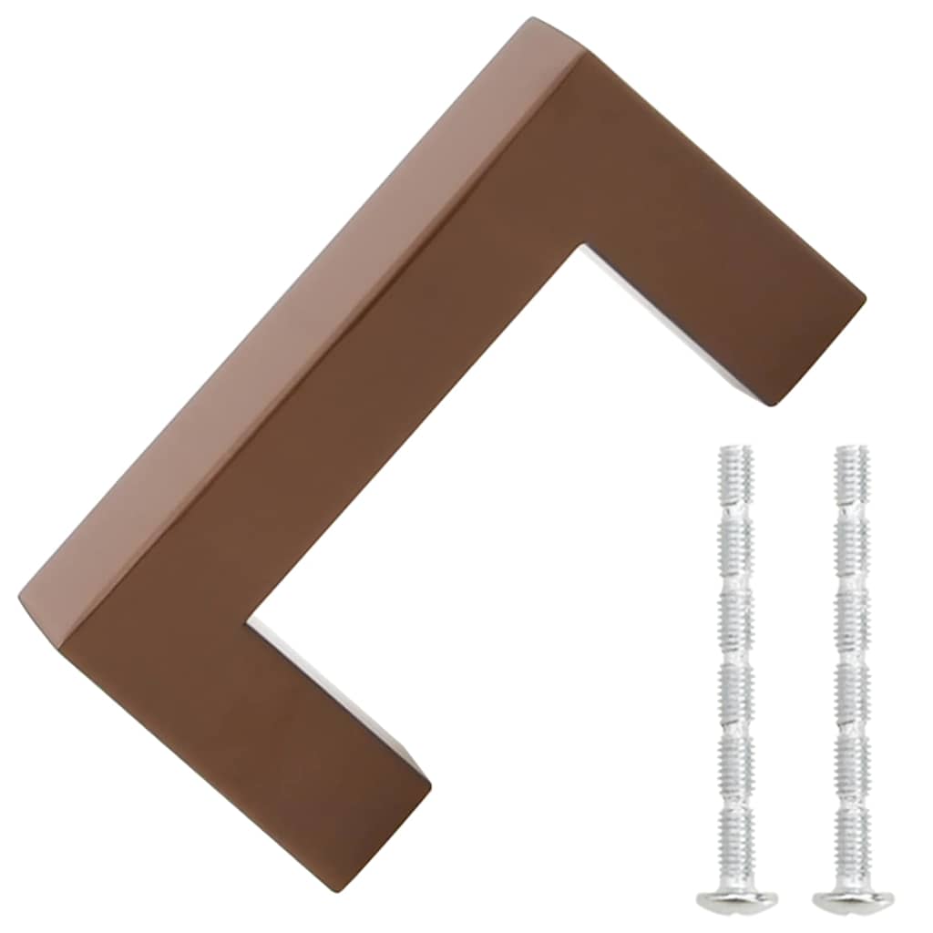 VidaXL Griffe 10 Stück 64 mm Edelstahl bronzefarben