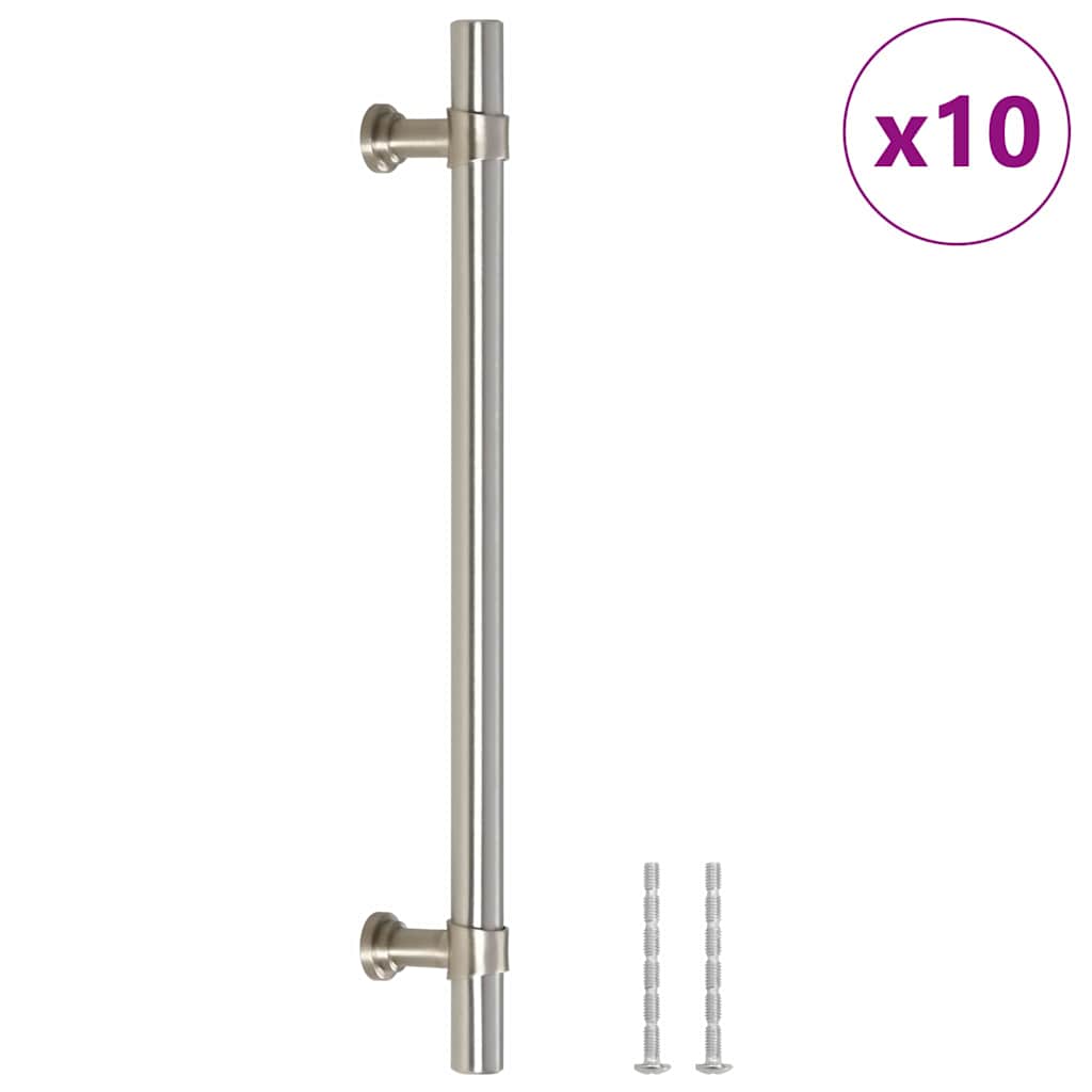 Vidaxx Griffe 10 Stück 160 mm Edelstahl silberfarben