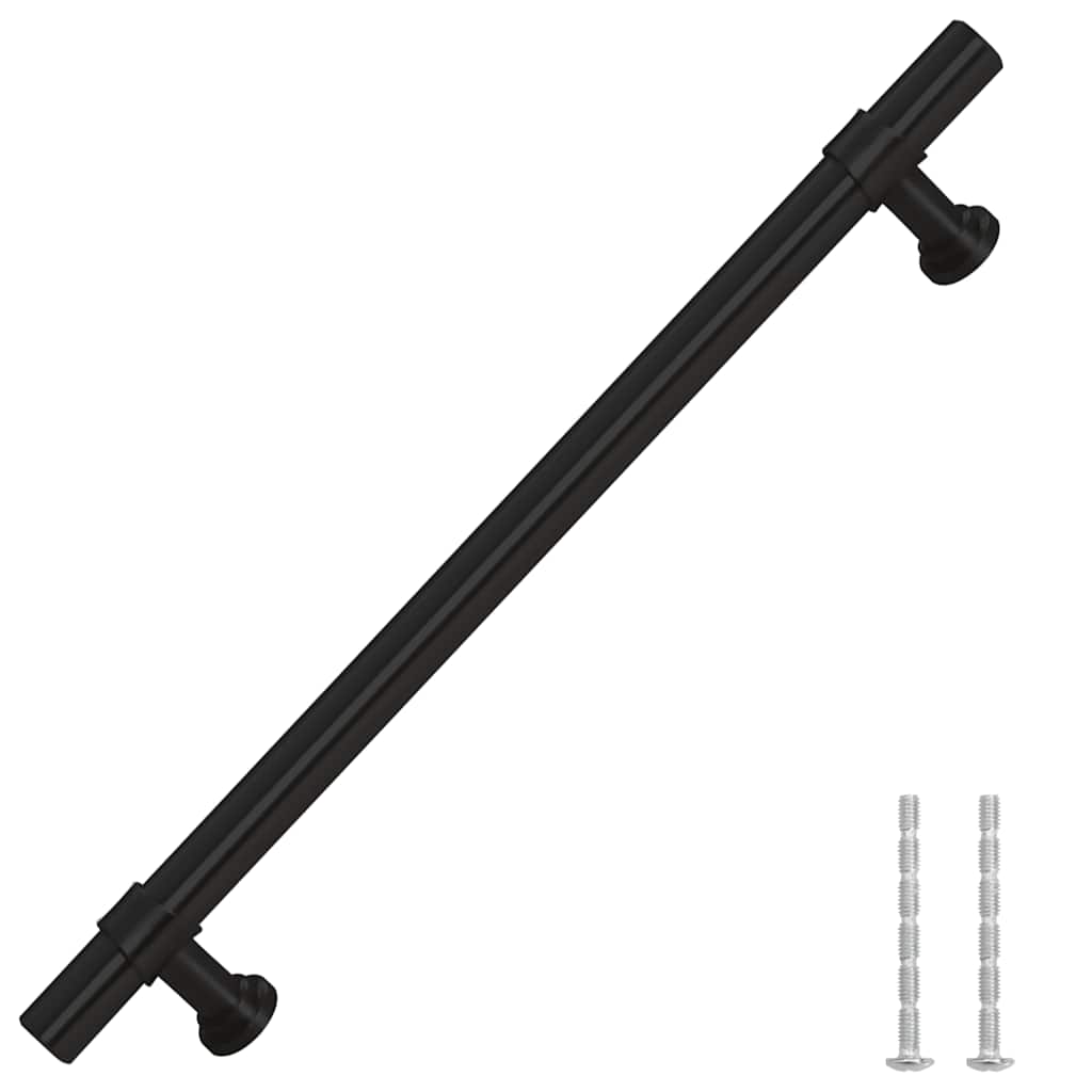 VidaXL Griffe 10 Stück 160 mm Edelstahl schwarz