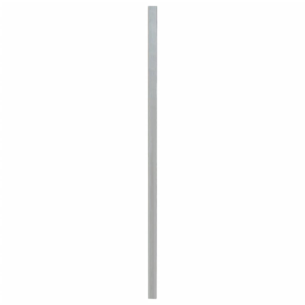 VidaXL Zaunpfosten 10 Stück 170 cm verzinkter Stahl silberfarben