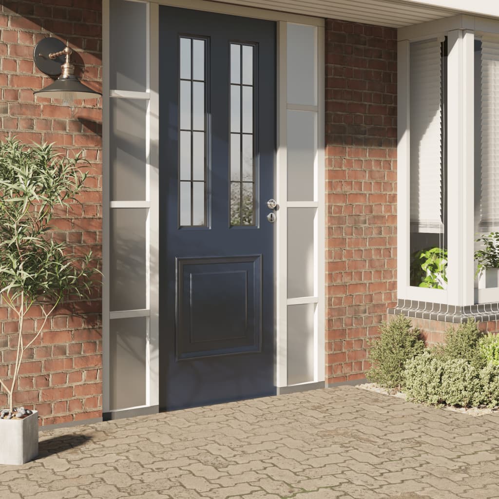 VidaXL Fensterfolien matt PVC transparent grau