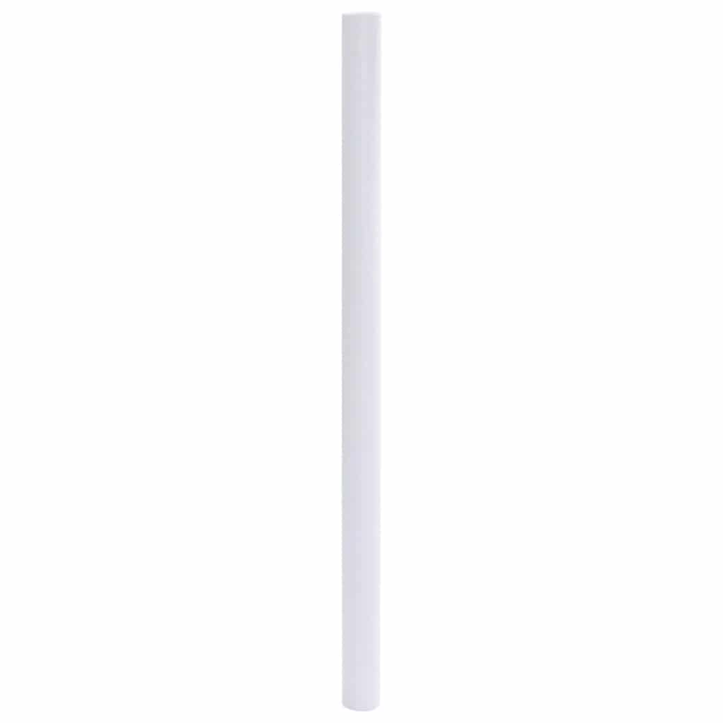 VidaXL Fensterfolien matt PVC weiß