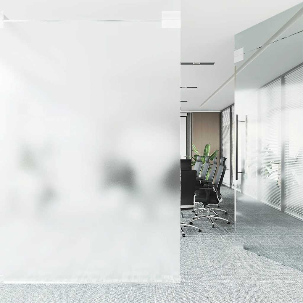 VidaXL Fensterfolien matt PVC weiß
