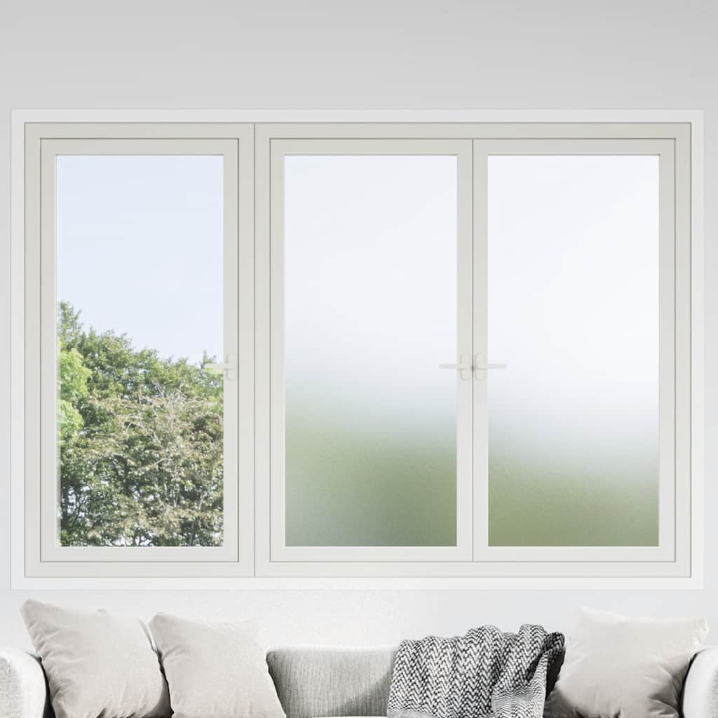 VidaXL Fensterfolien matt PVC weiß