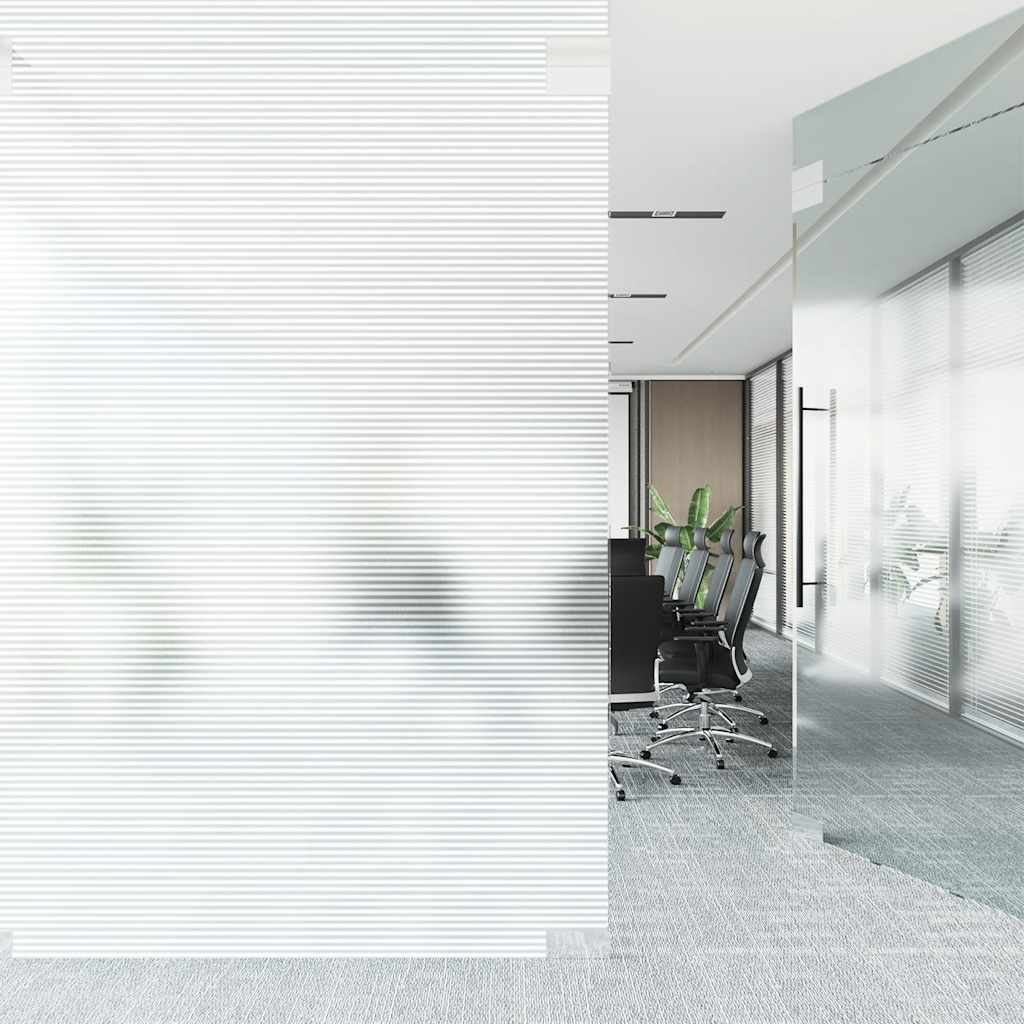 Vidaxx Fensterfolien Streifenmuster matt PVC