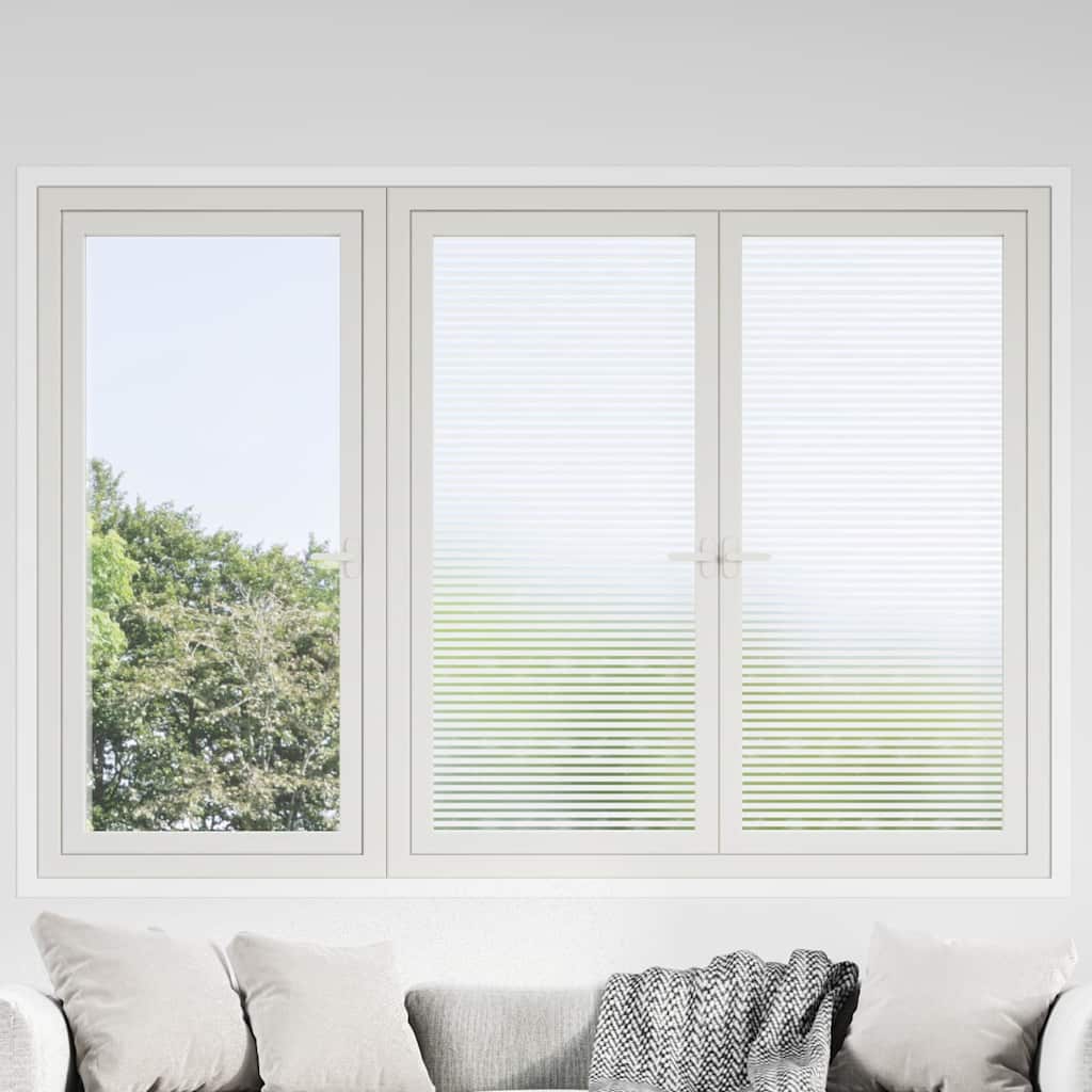 Vidaxx Fensterfolien Streifenmuster matt PVC
