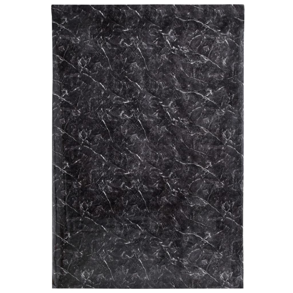 VidaXL Möbelfolien selbstklebend 90x500 cm PVC Marmor schwarz