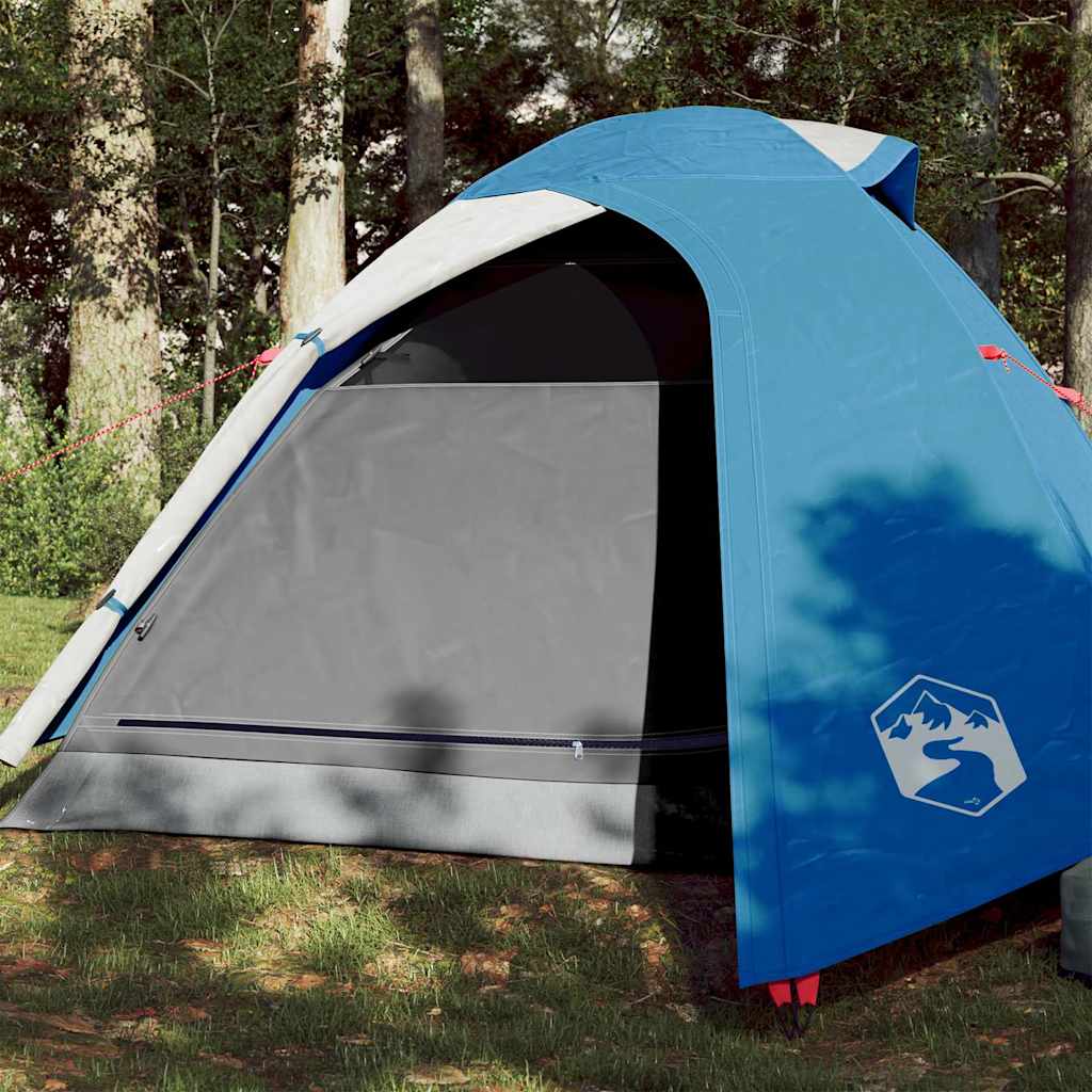 Vidaxl Dome Zelt 3-Personen wasserdicht blau