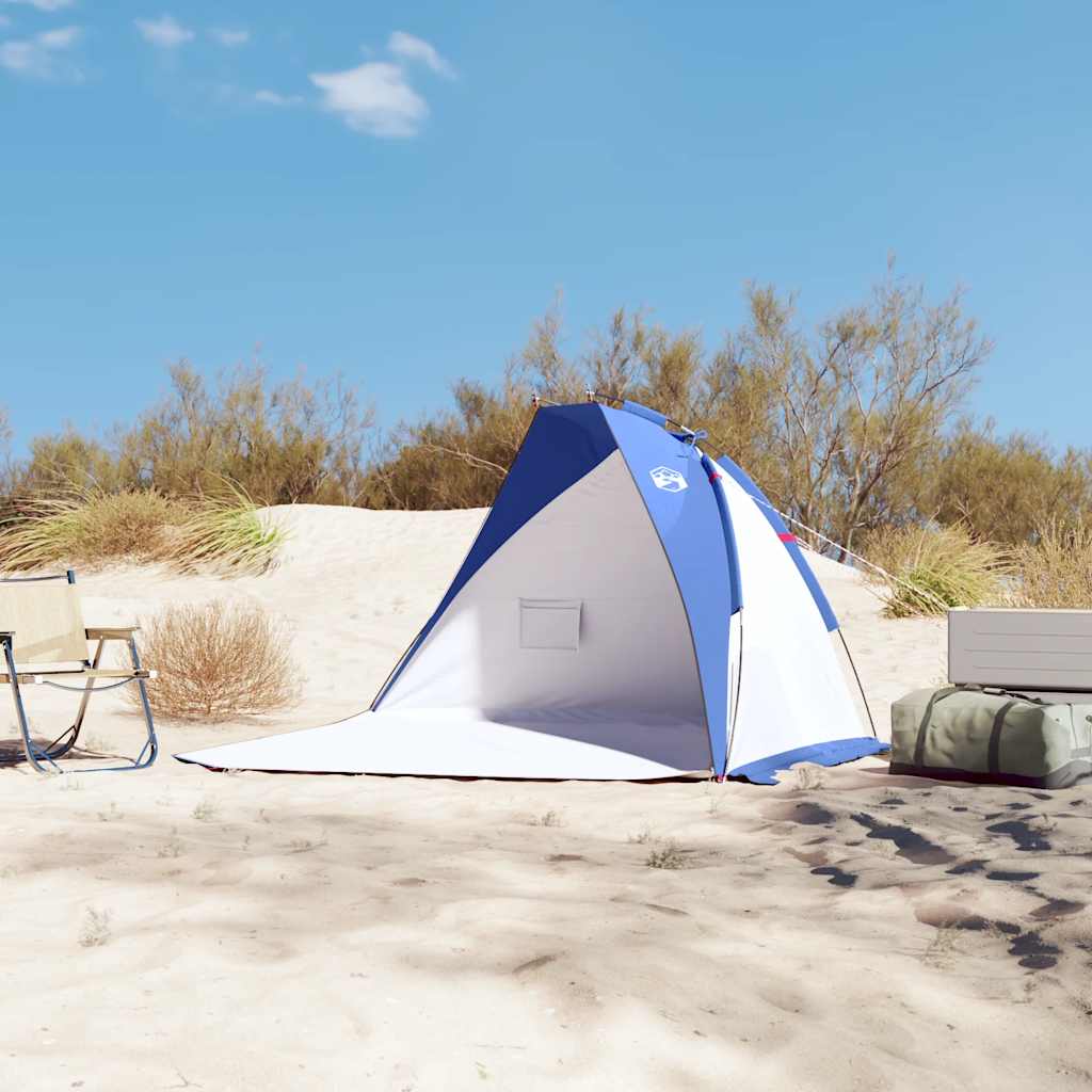 VidaXL Strandzelt 268x223x125 cm 185t Polyester azurblau