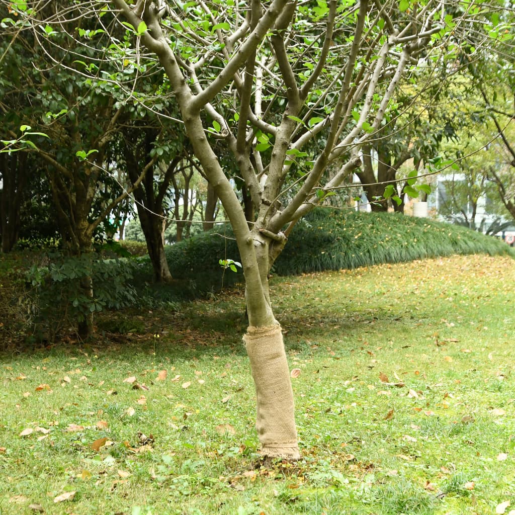 VidaXL Juterollen 2 Stück 200 g m² 0,5x50 m 100 % Jute