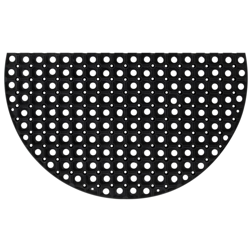 Vidaxx Fußmatte halbrund 45x75 cm Gummi