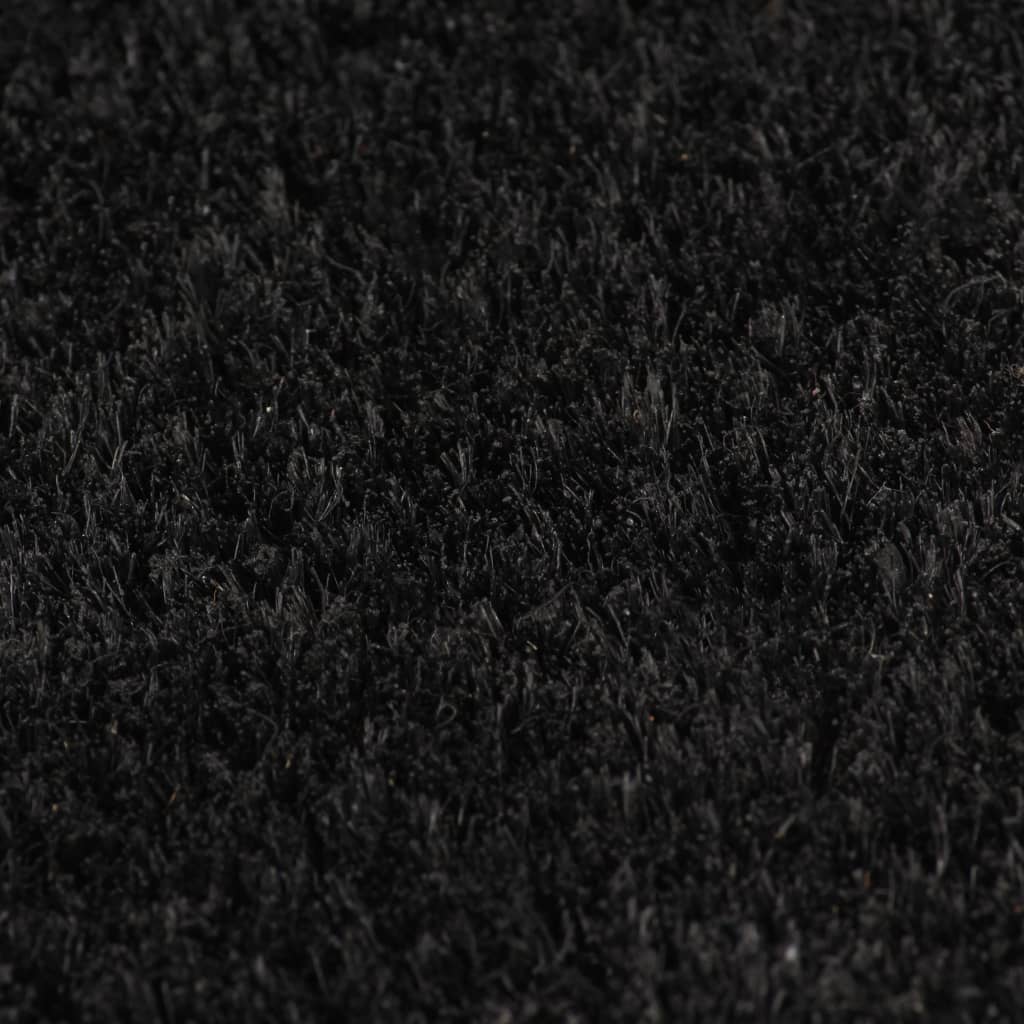 Vidaxx Fußmatten 2 Stück 40x60 cm getuftete Kokosfaser schwarz