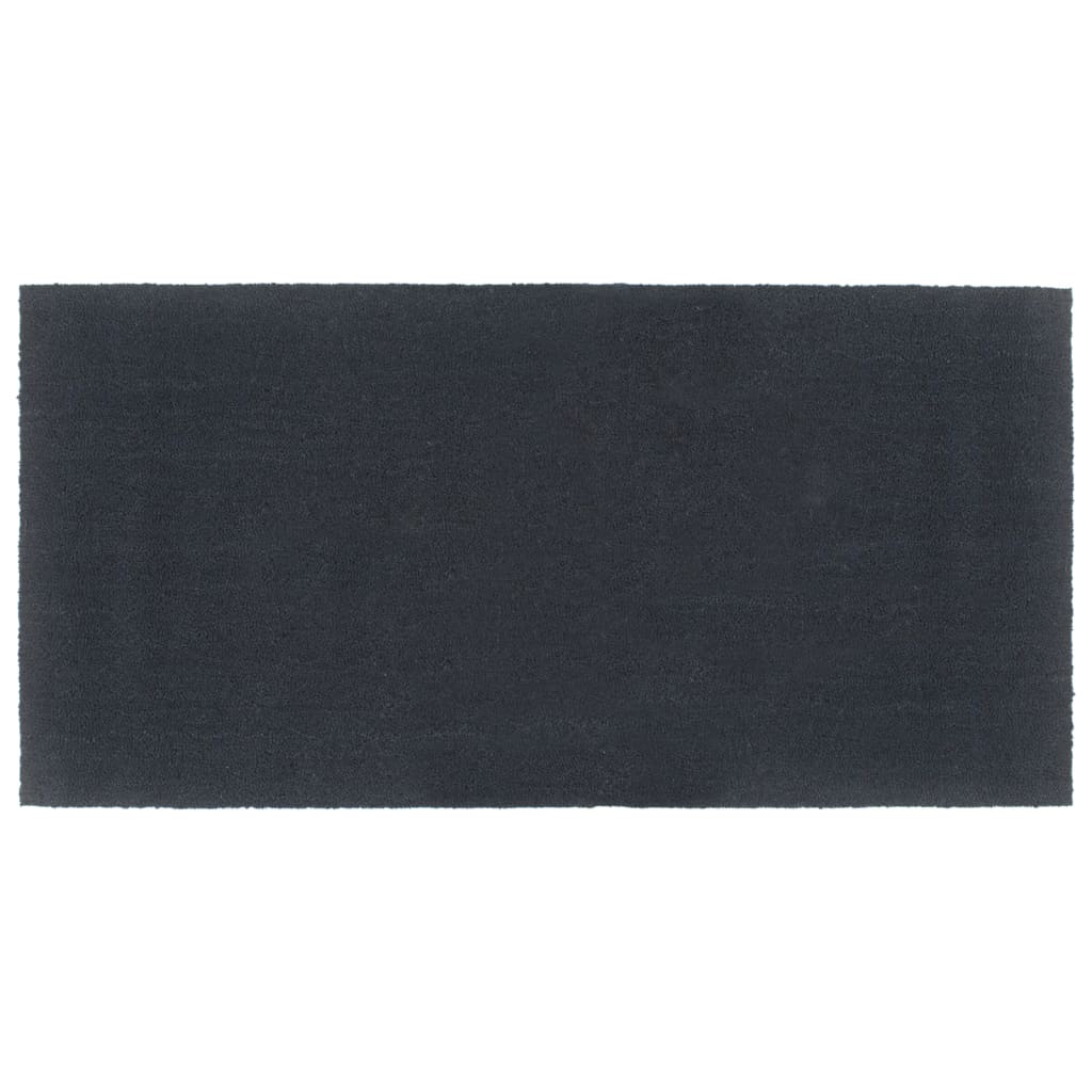 Vidaxx Fußmatte 100x200 cm getuftete Kokosfaser dunkelgrau