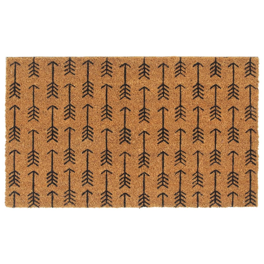 Vidaxx Fußmatte 45x75 cm getuftete Kokosfaser natur