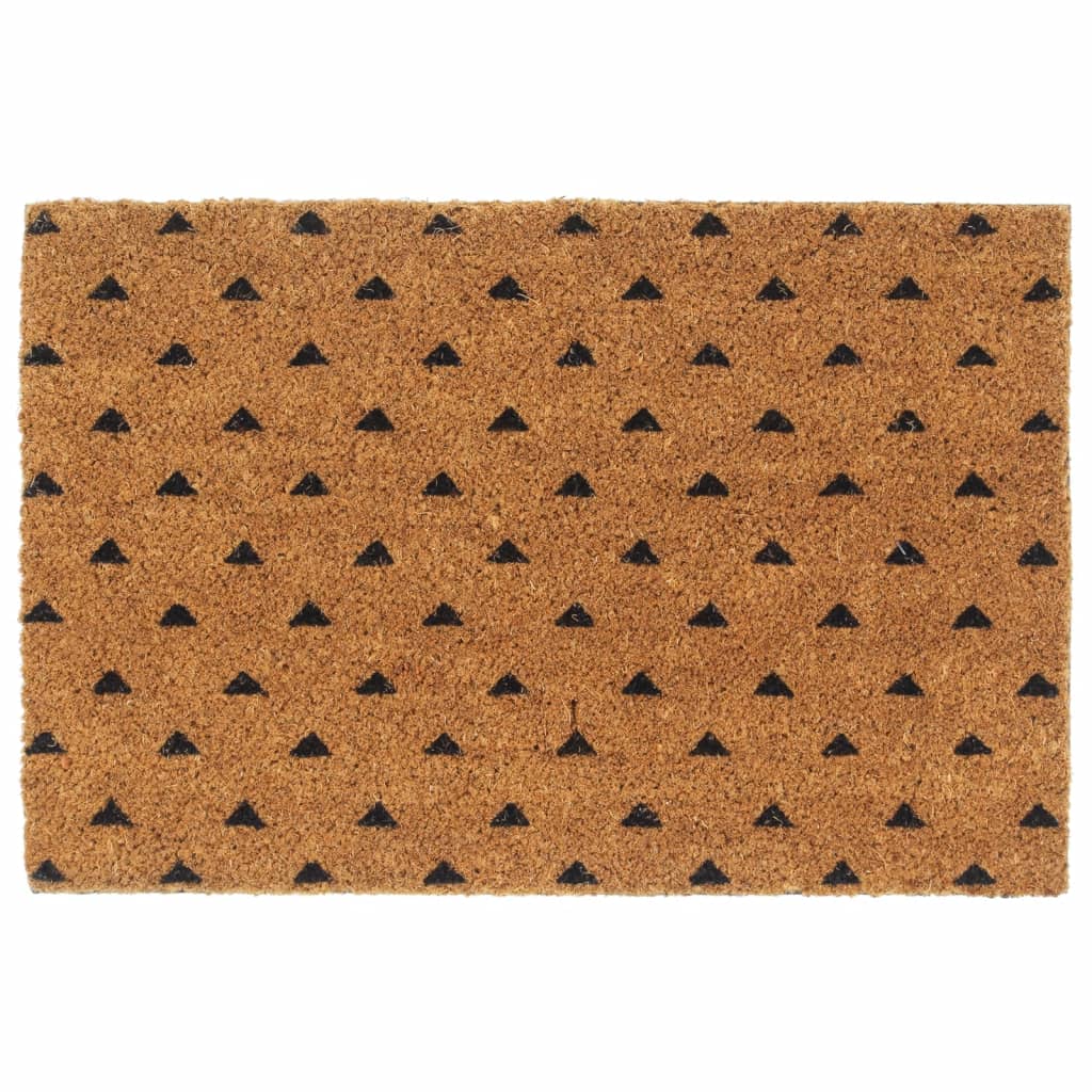 VidaXL Fußmatte 40x60 cm getuftete Kokosfaser natur
