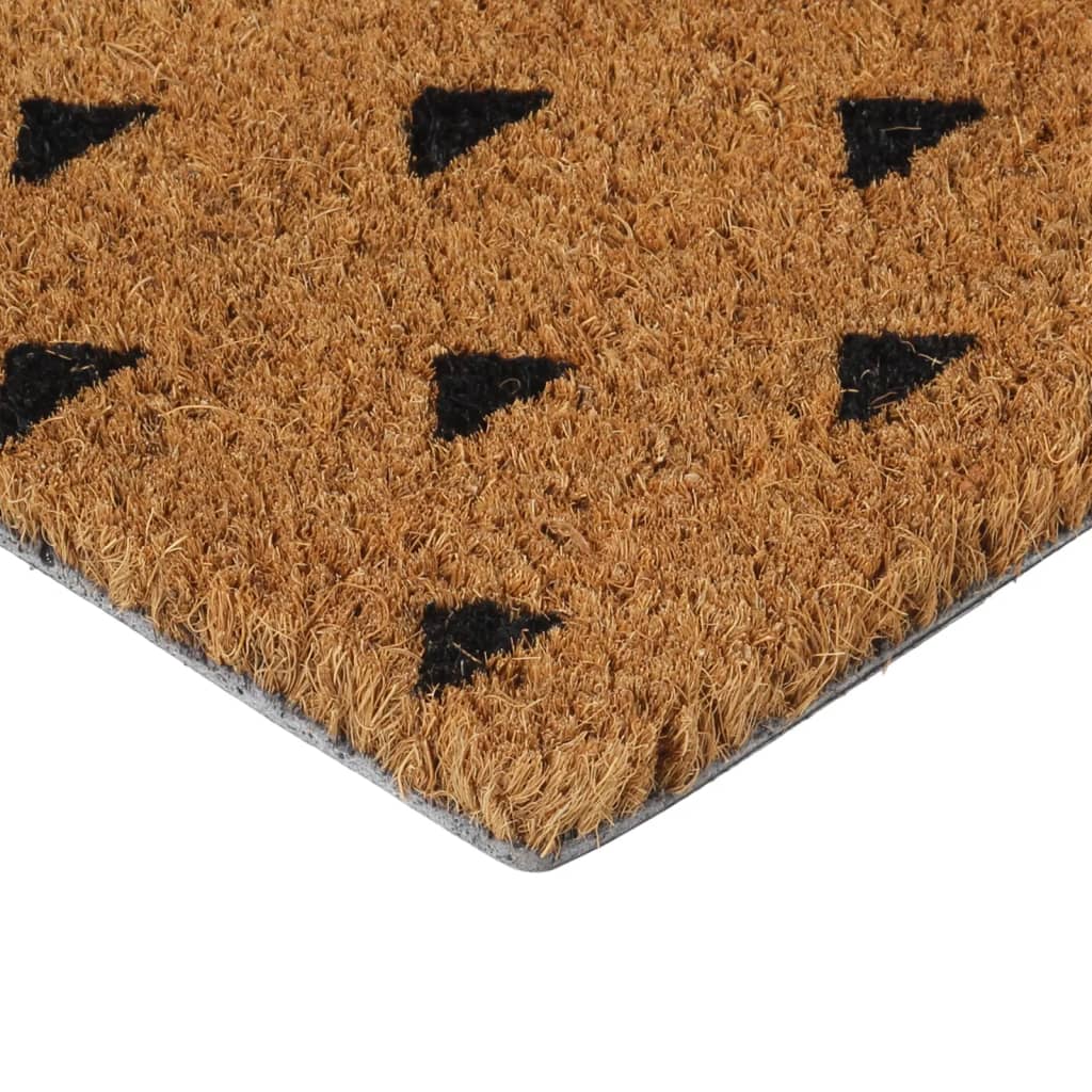 VidaXL Fußmatte 40x60 cm getuftete Kokosfaser natur