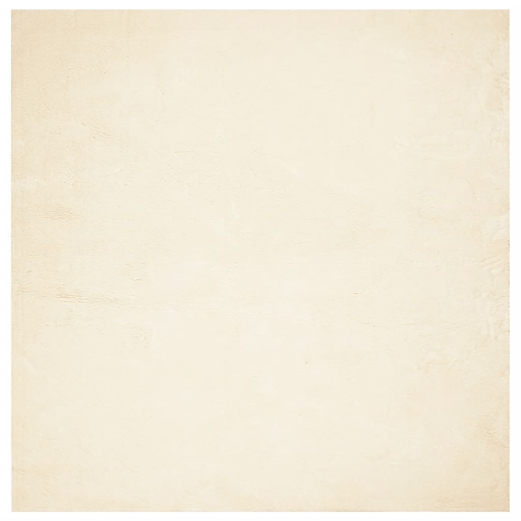 Vidaxx Teppich Huarte Kurzflor weich waschbar 240x240 cm Creme