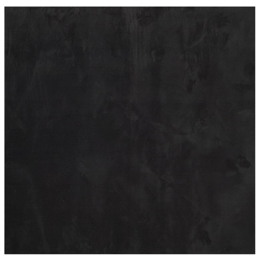 Vidaxx Teppich Huarte Kurzflor weich waschbar 240x240 cm schwarz