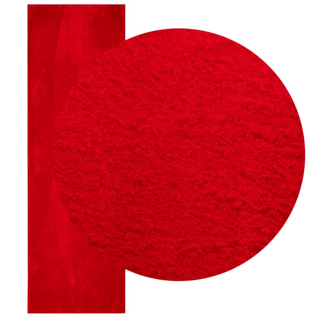 Vidaxx Teppich Huarte Kurzflor weich waschbar 80x250 cm rot