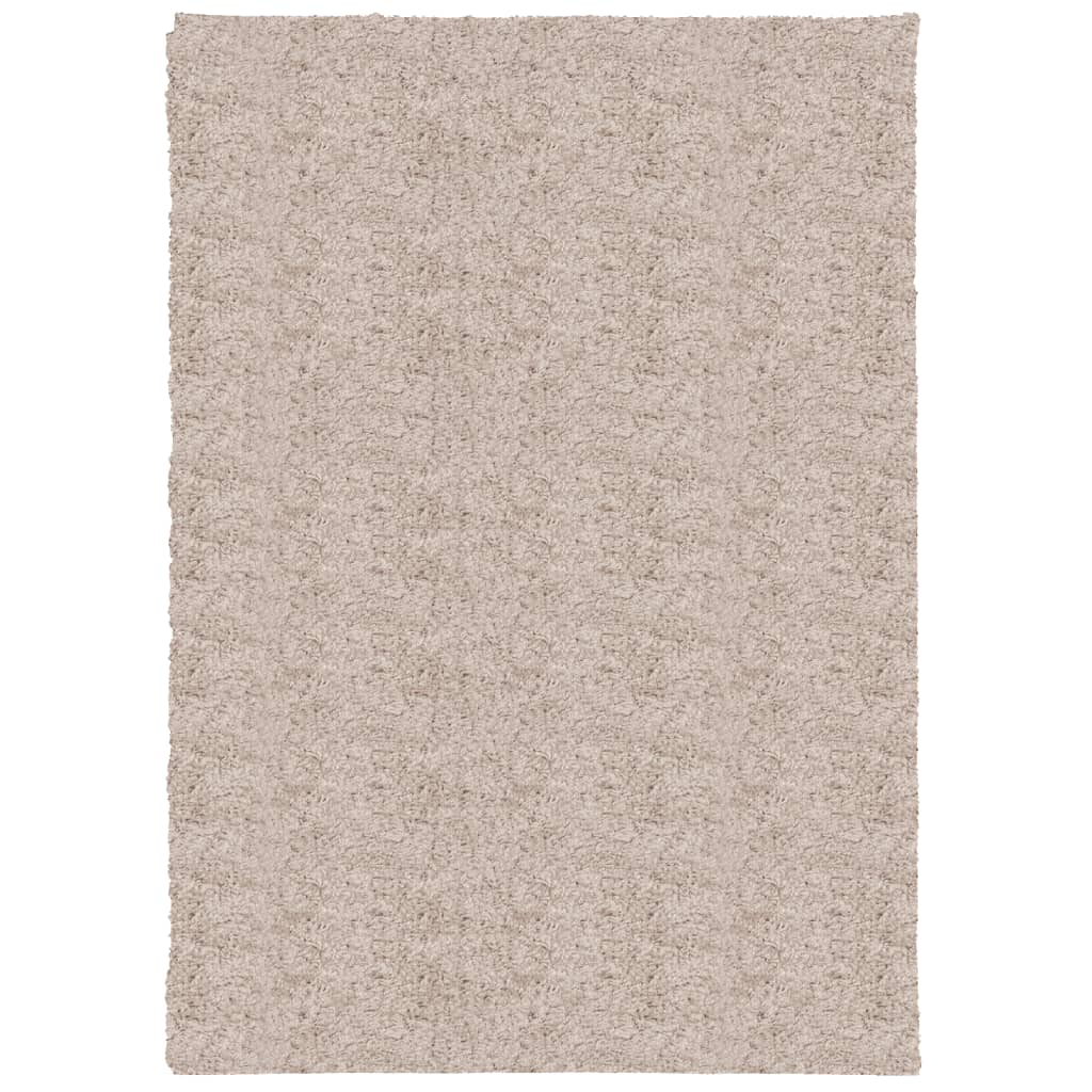 VidaXL Teppich Pamplona Shaggy Hochflor Modern 120x170 cm Beige