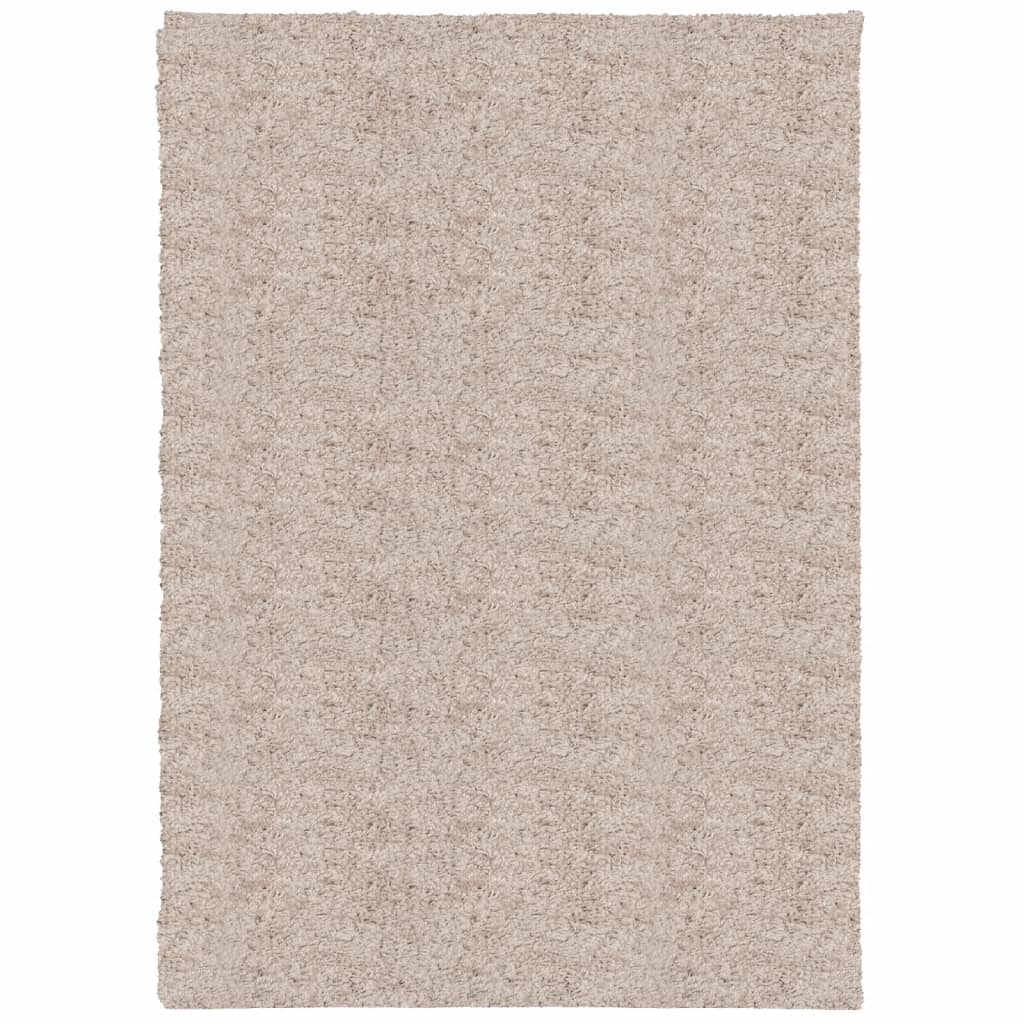 VidaXL Teppich Pamplona Shaggy Hochflor Modern 160x230 cm Beige