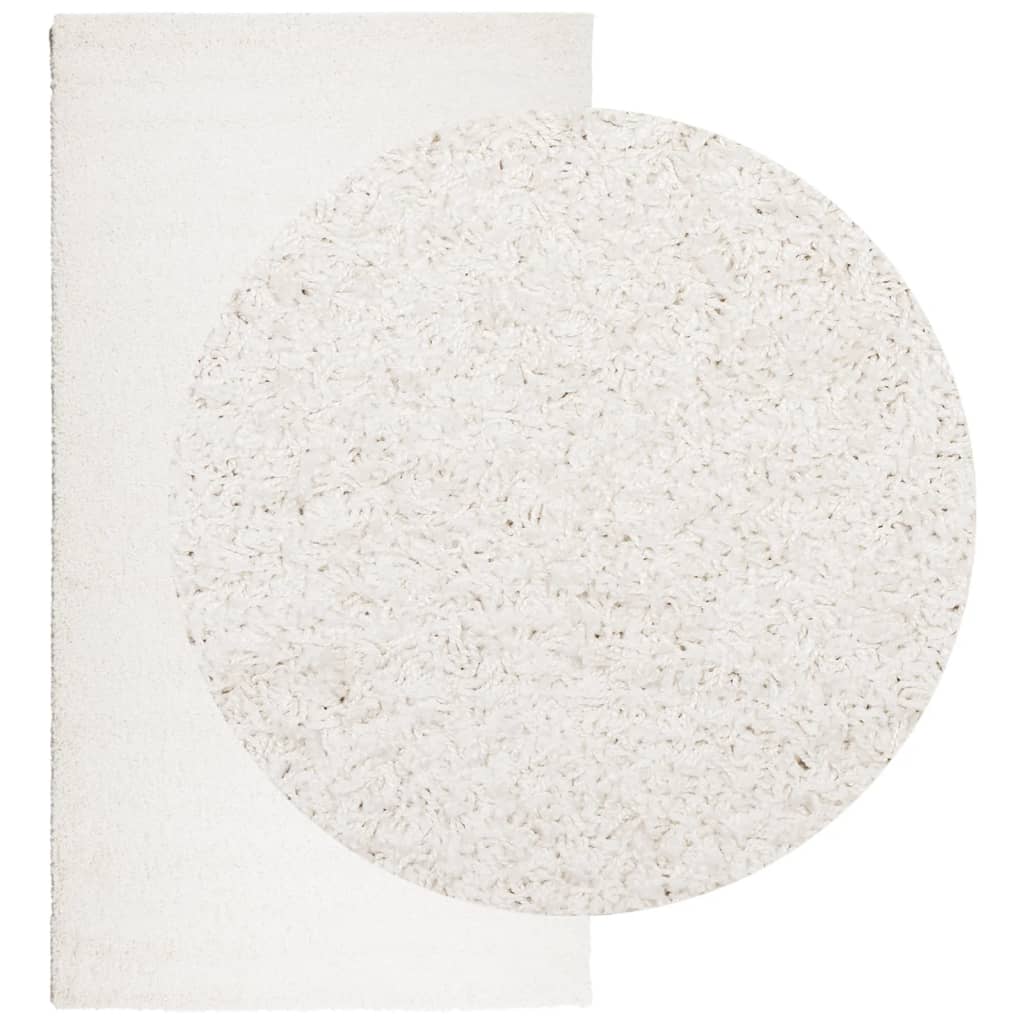 VidaXL Teppich Pamplona Shaggy Hochflor Modern 60x110 cm Creme