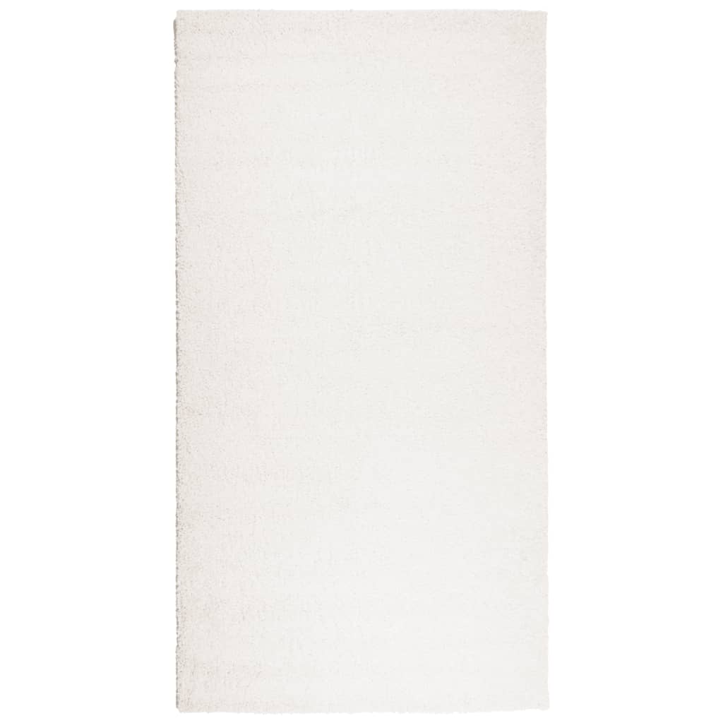 VidaXL Teppich Pamplona Shaggy Hochflor Modern 80x150 cm Creme