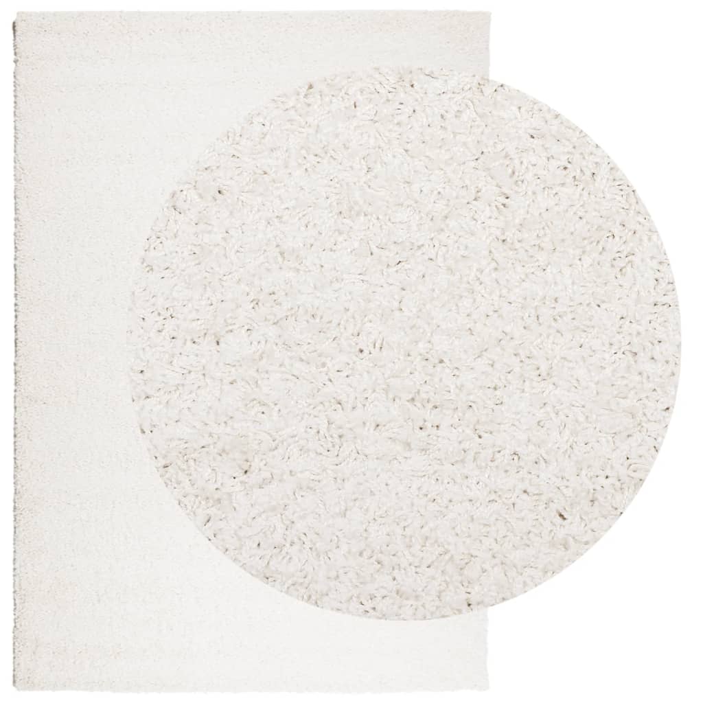 VidaXL Teppich Pamplona Shaggy Hochflor Modern 160x230 cm Creme