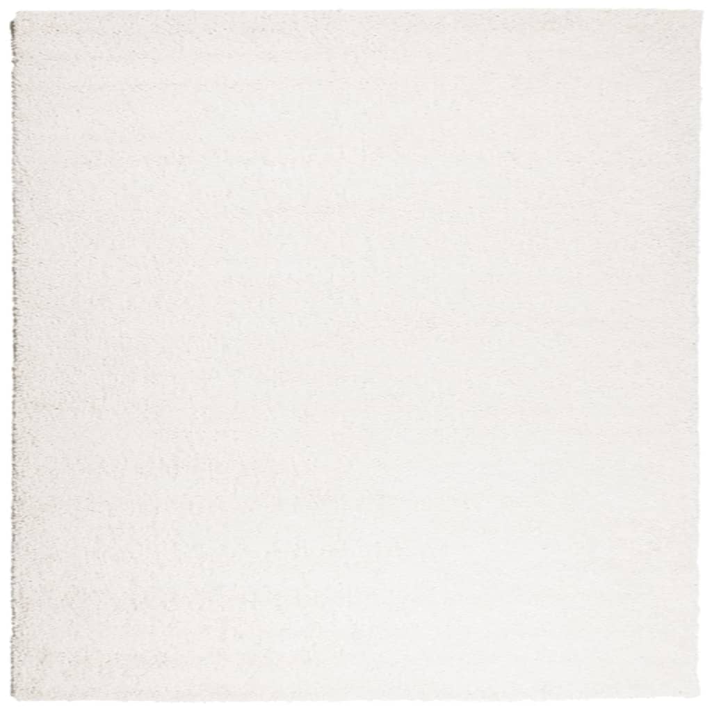 VidaXL Teppich Pamplona Shaggy Hochflor Modern 240x240 cm Creme