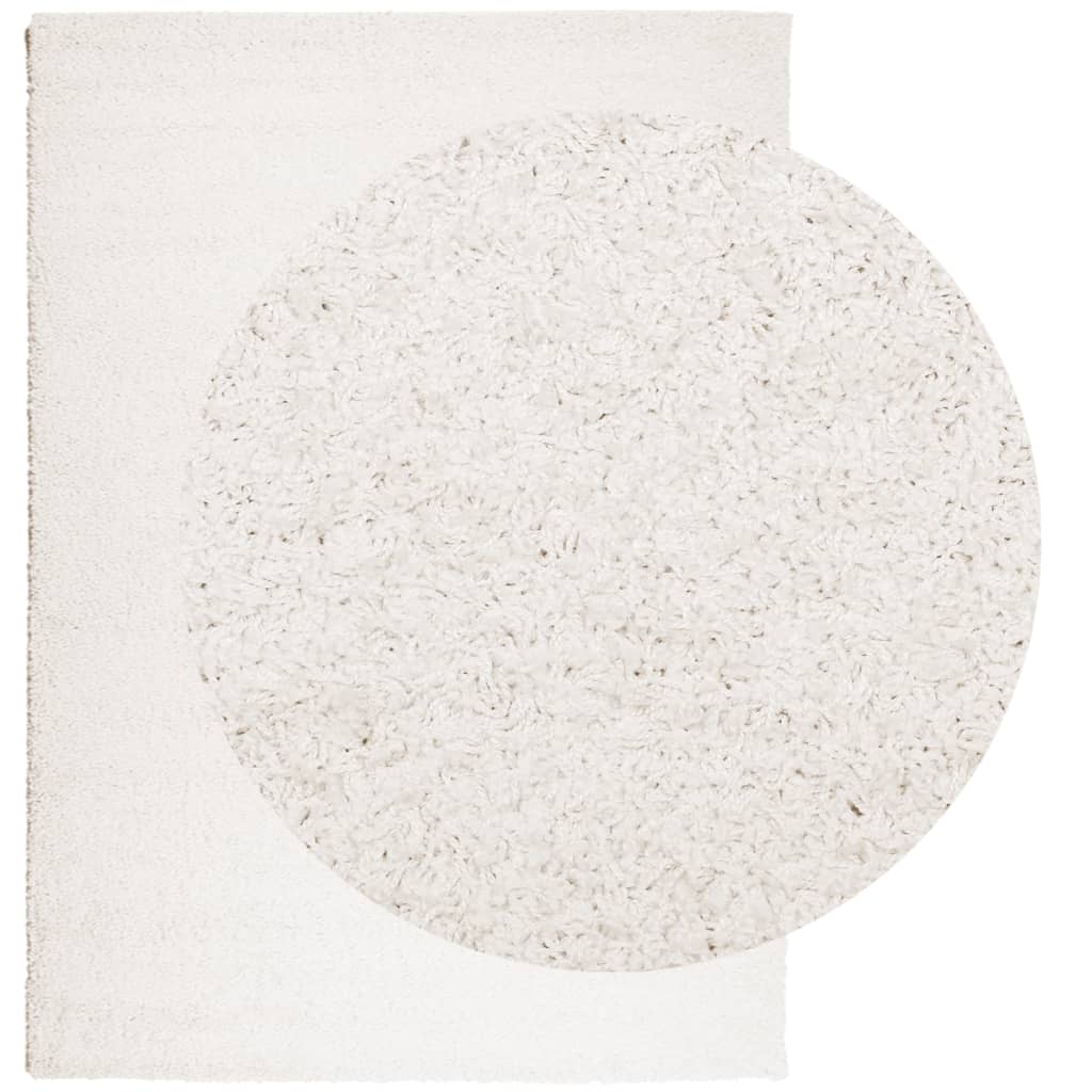 VidaXL Teppich Pamplona Shaggy Hochflor Modern 240x340 cm Creme