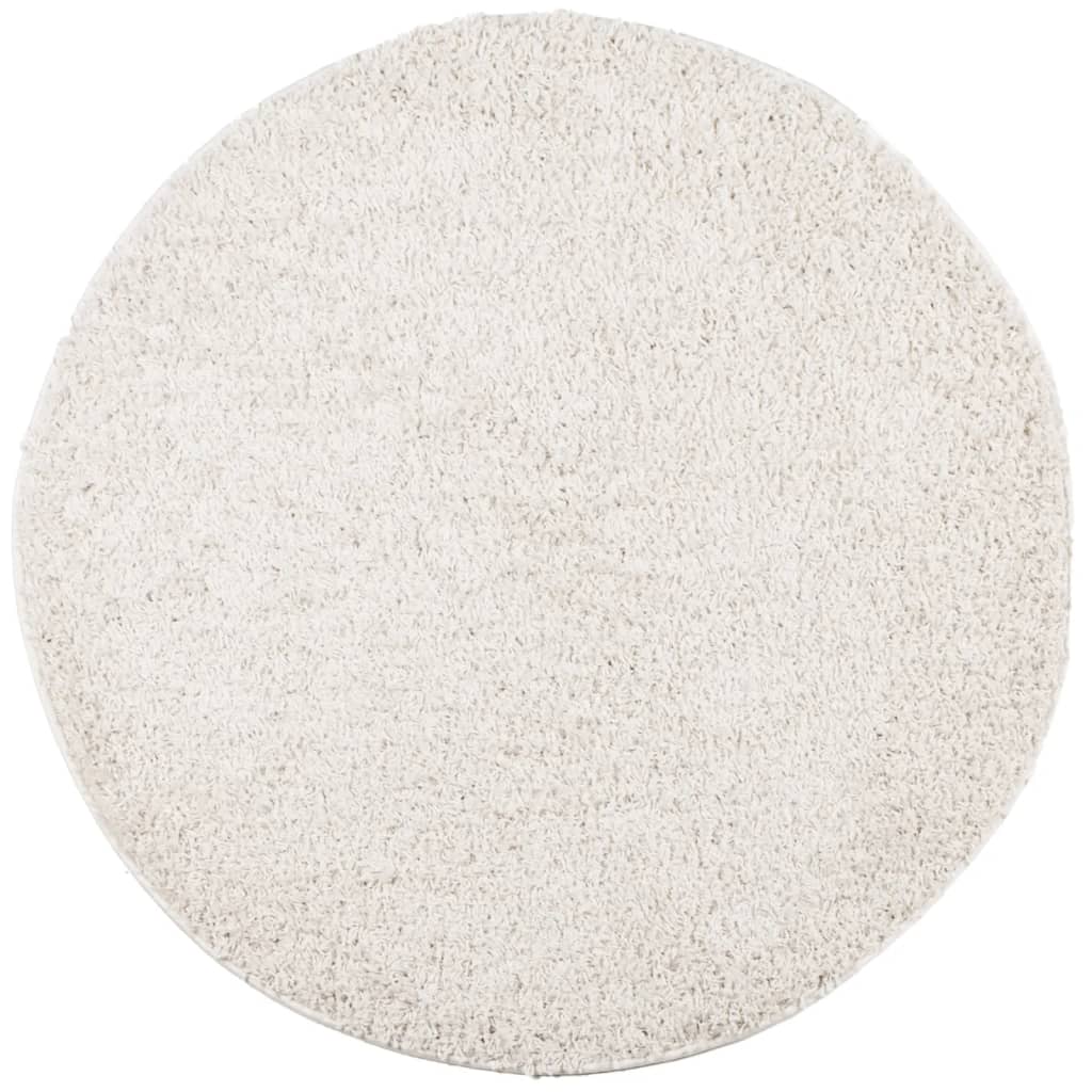 Vidaxx Teppich Pamplona Shaggy Hochflor modern ø 100 cm cremefarben