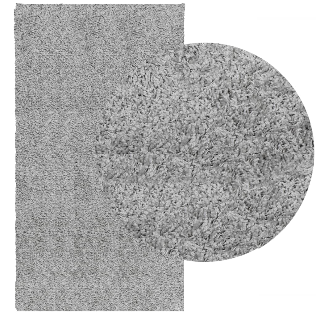 VidaXL Teppich Pamplona Shaggy Hochflor Modern 60x110 cm Grau