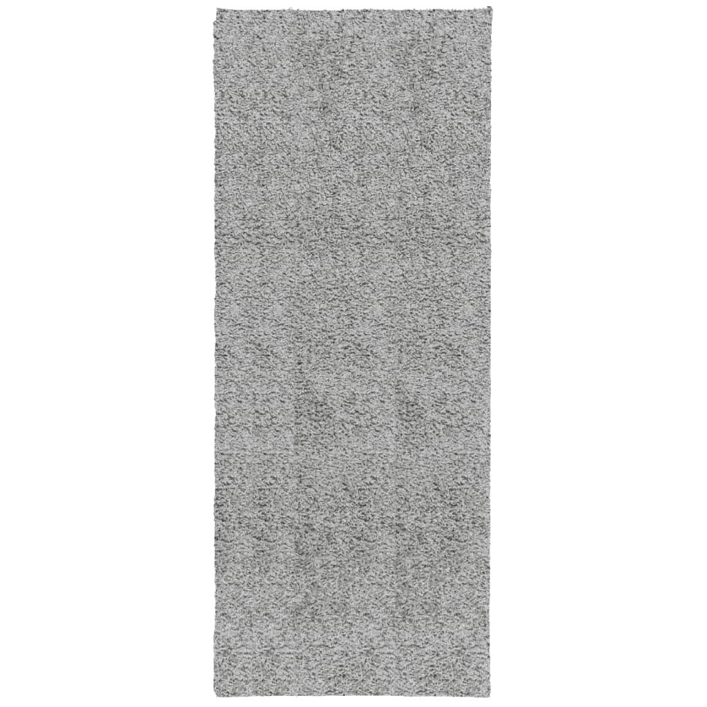 VidaXL Teppich Pamplona Shaggy Hochflor Modern 80x200 cm Grau