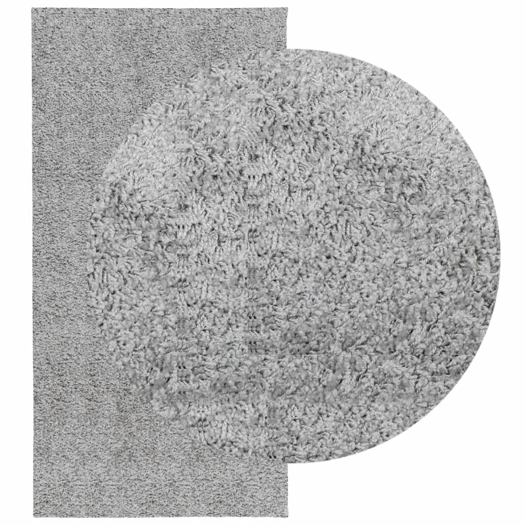 VidaXL Teppich Pamplona Shaggy Hochflor Modern 100x200 cm Grau