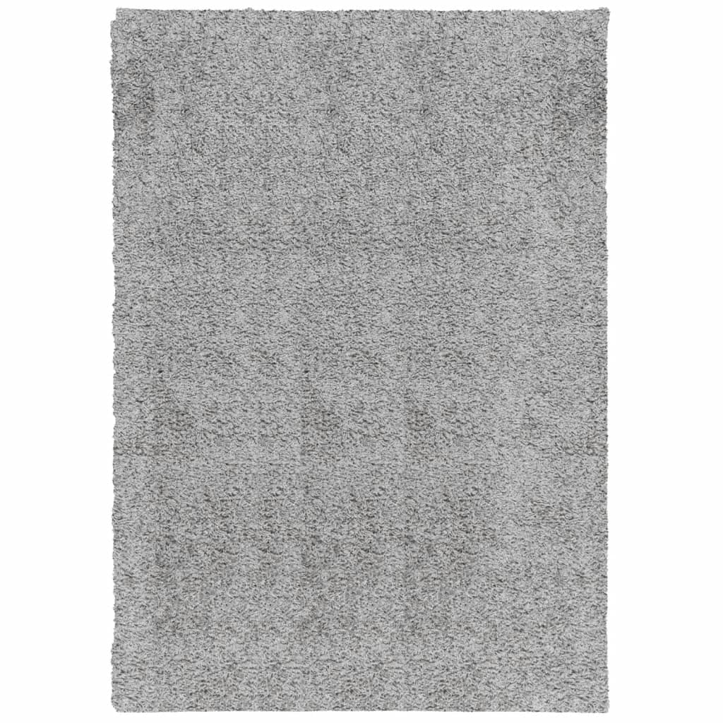 VidaXL Teppich Pamplona Shaggy Hochflor Modern 160x230 cm Grau