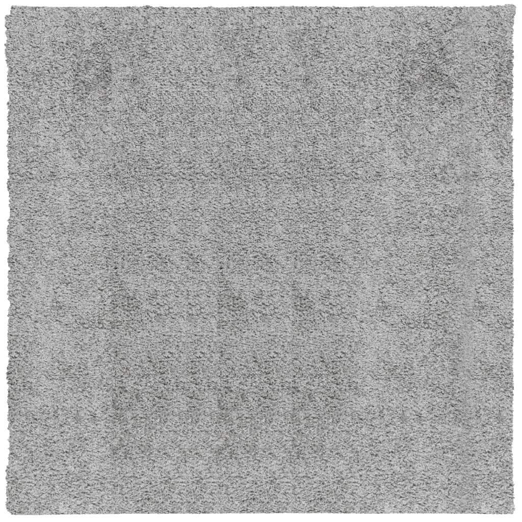VidaXL Teppich PAMPLONA Shaggy Hochflor Modern 200x200 cm Grau