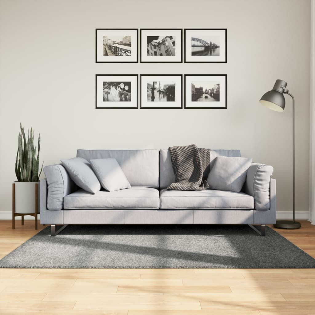 VidaXL Teppich Pamplona Shaggy Hochflor Modern 120x170 cm Grün