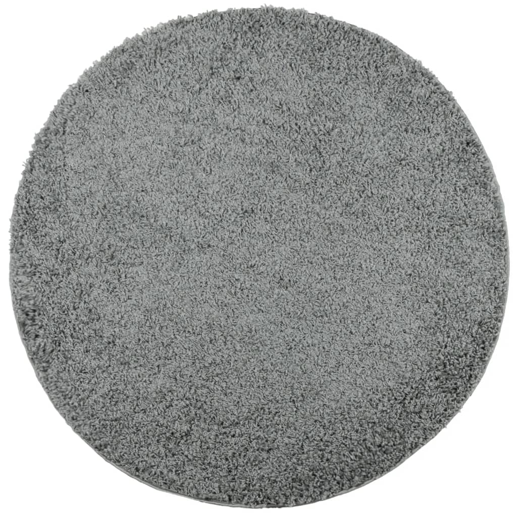 VidaXL Teppich Pamplona Shaggy Hochflor Modern ø 120 cm Grün