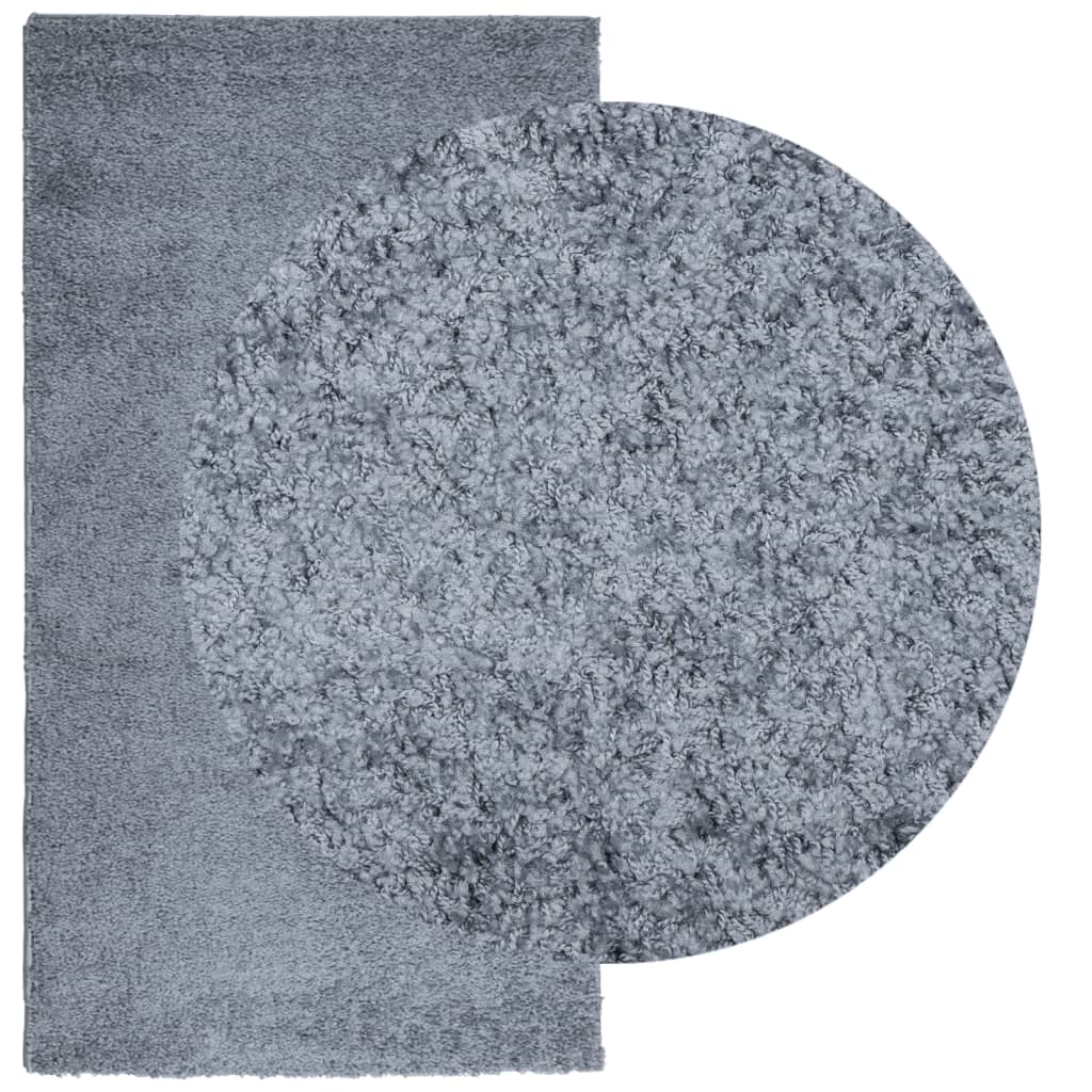 VidaXL Teppich Pamplona Shaggy Hochflor Modern 60x110 cm Blau