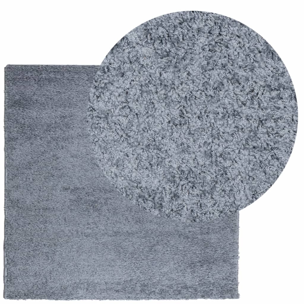 VidaXL Teppich Pamplona Shaggy Hochflor Modern 200x200 cm Blau