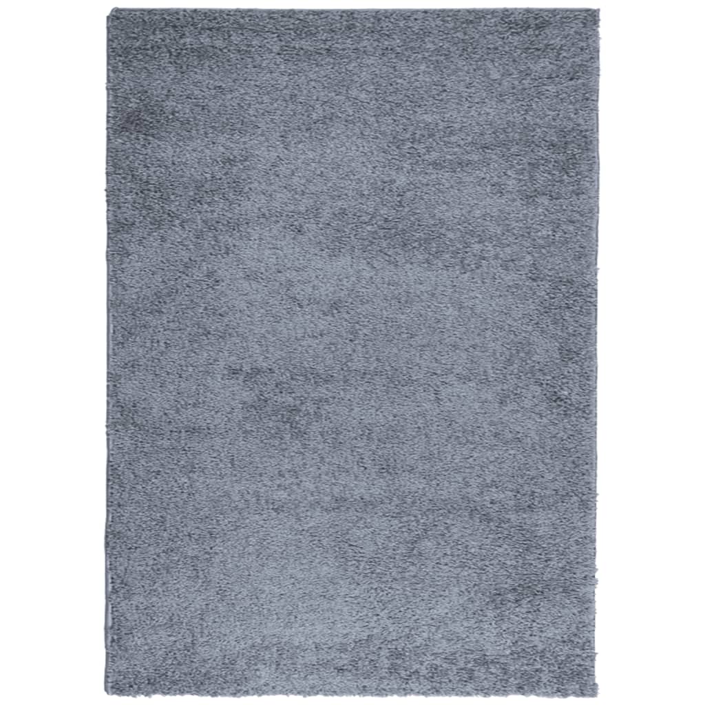 VidaXL Teppich Pamplona Shaggy Hochflor Modern 240x340 cm Blau