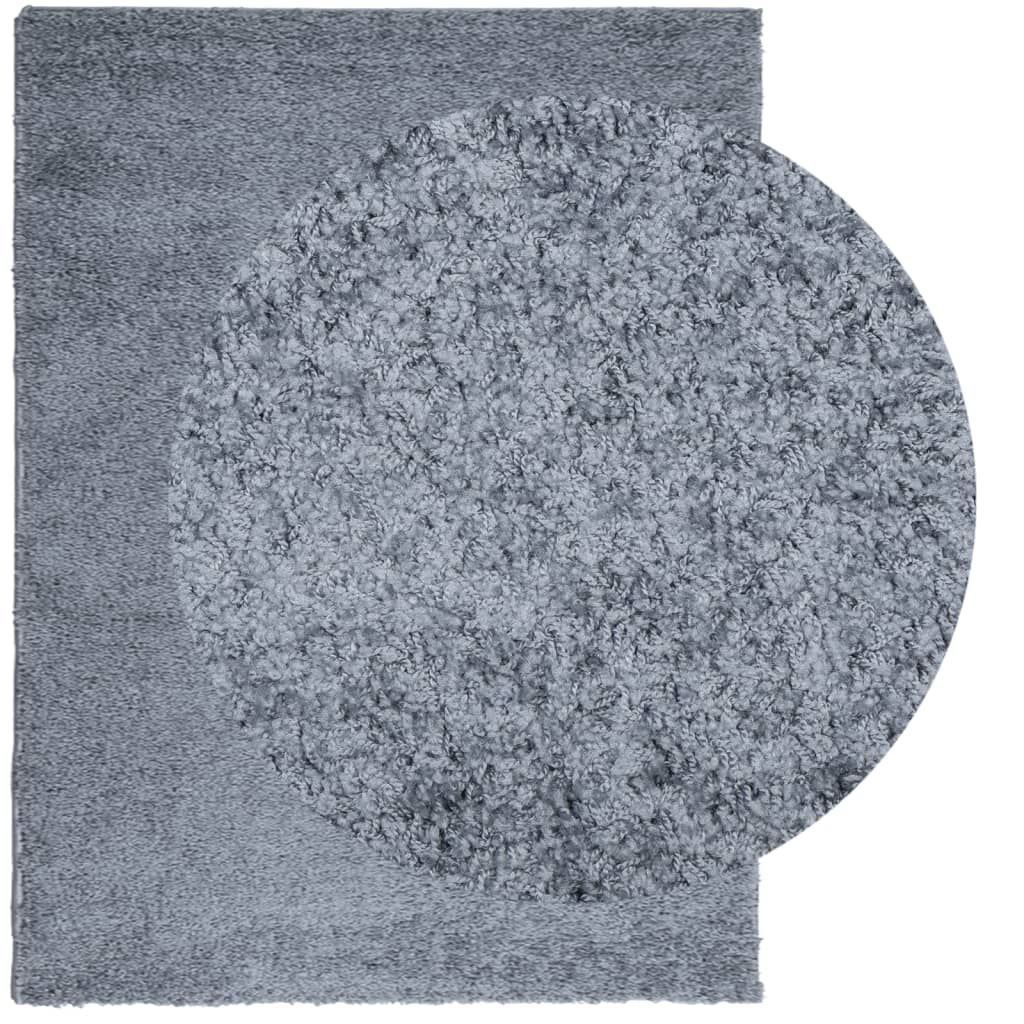 VidaXL Teppich Pamplona Shaggy Hochflor Modern 300x400 cm Blau
