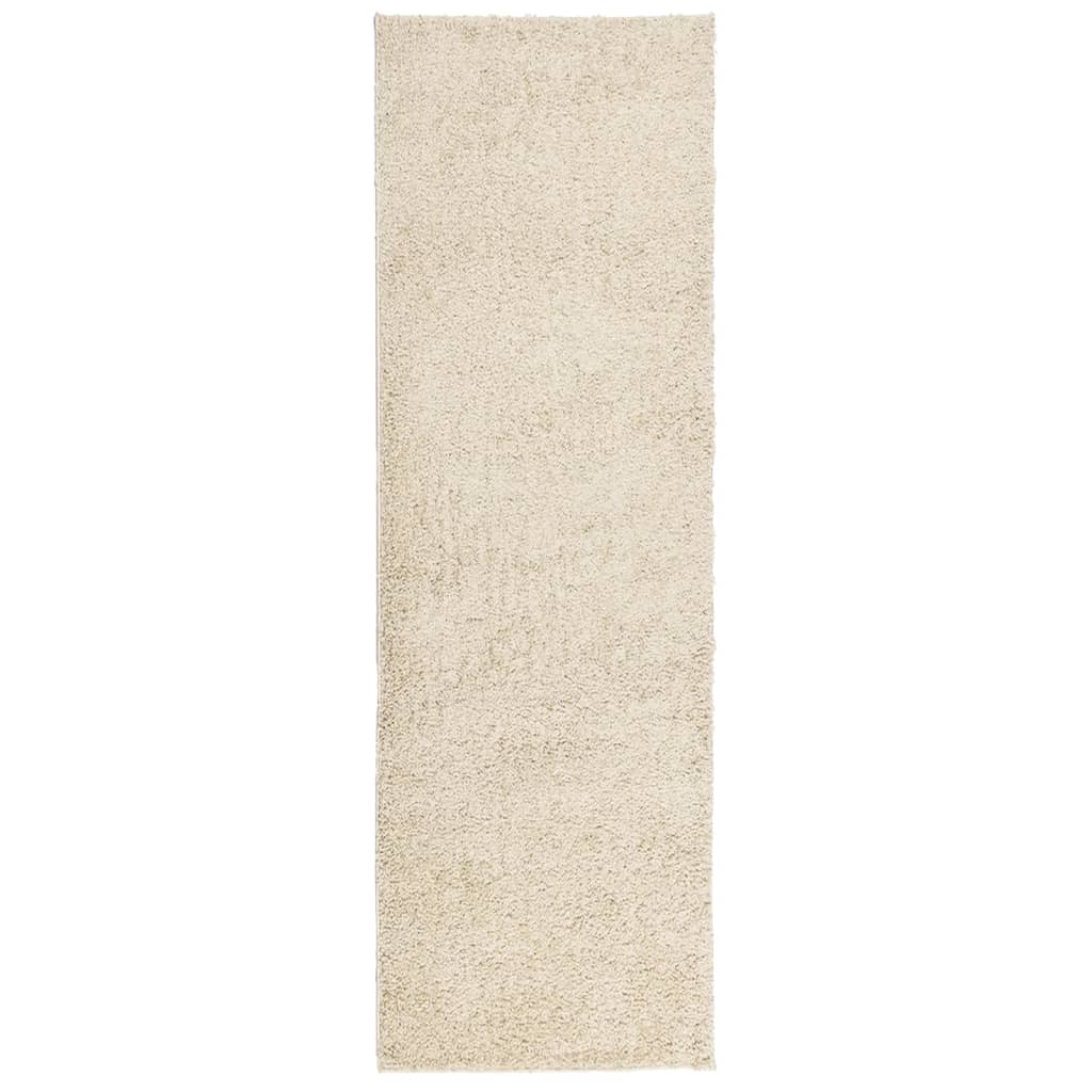 Vidaxx Teppich Pamplona Shaggy Hochflor modern 80x250 cm Goldfarbe