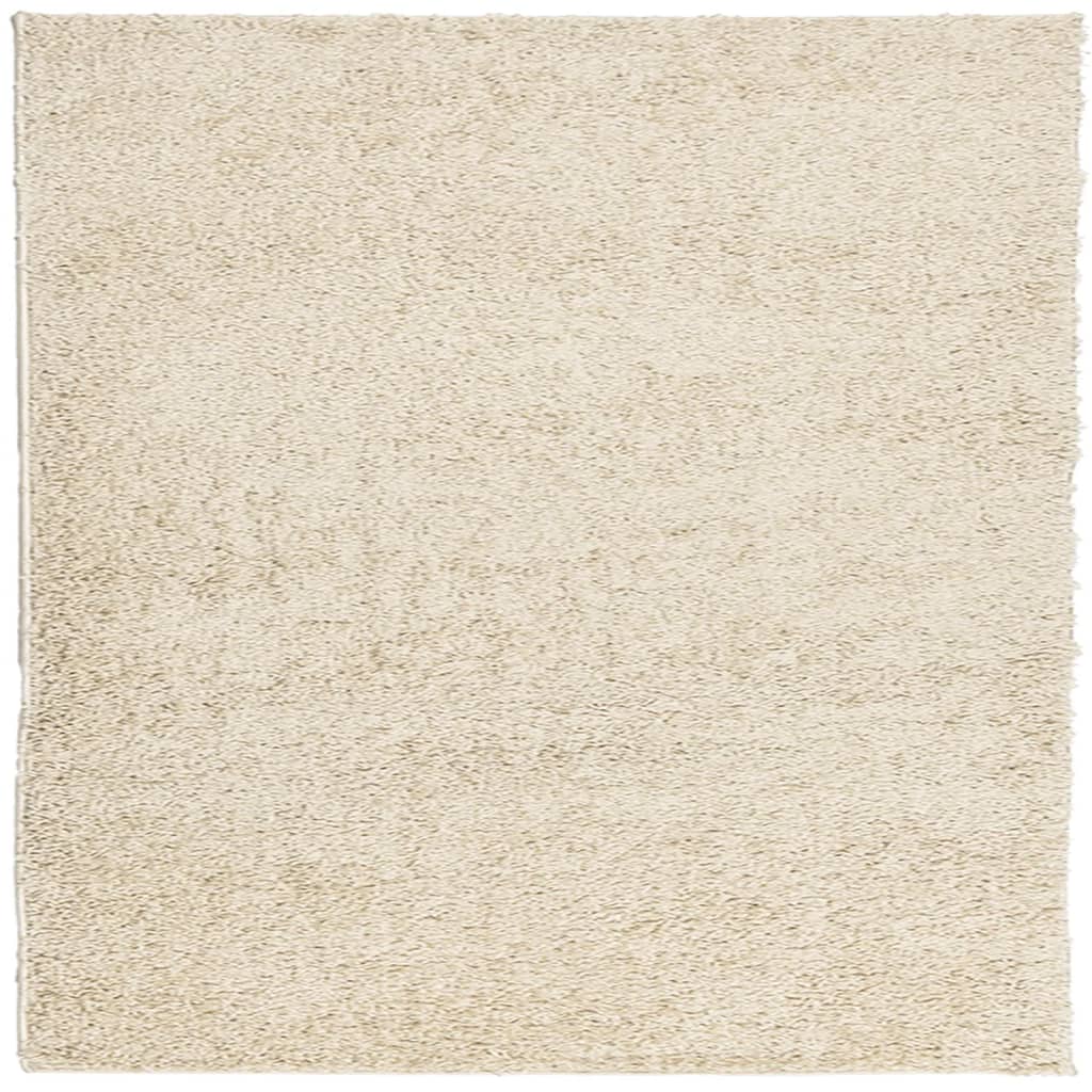 Vidaxx Teppich Pamplona Shaggy Hochflor Modern 160x160 cm Gold
