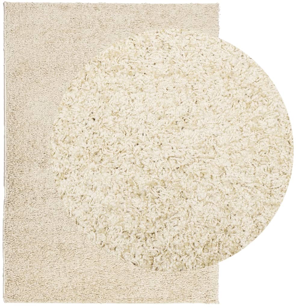 VidaXL Teppich Pamplona Shaggy Hochflor Modern 200x280 cm Gold